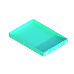 Render of MODULITH 240 Classic Drawer - 2W-0.5H